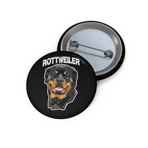 Rottweiler Pin Buttons - $8.50