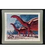 USPS POSTCARD - Dinosaurs Commemorative Puzzle series - BRONTOSAURUS - FREE SHIP - $15.00