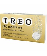 Treo 500 mg/50 mg Effervescent Tablets 60 tabs Pain Relief - $32.99