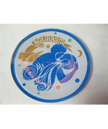 AQUARIUS Zodiac Glass Dish - 5 inches - $20.00