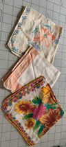 Vintage Flower Hankies Set #7b - $8.00