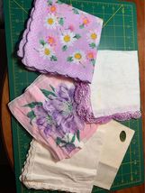 Vintage hankies Set #3p - $11.00