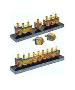 Yair Emanuel Multicolor Menorah of Dreidels with a Scene of Jerusalem in... - $140.62