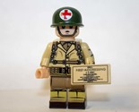 American soldier Medic D Day WW2 Custom Minifigure - $4.90