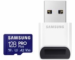 SAMSUNG PRO Plus microSD Memory Card + Reader, 128GB MicroSDXC, Up to 18... - $51.99