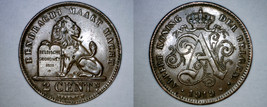 1919 Belgian 2 Centimes World Coin - Belgium - $14.99