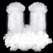 Christmas Fake Snow Decor Artificial Snow Fluffy Fiber Stuffing Snow Cov... - $23.99