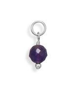 February Birthstone Amethyst Bead Charm - $16.99