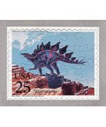 USPS POSTCARD - Dinosaurs Commemorative Puzzle series - STEGOSAURUS - $15.00