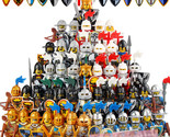 Medieval Castle Knights Assortment Army Set A Collection 48 Minifigures Lot - $55.75