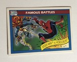 Spider-Man Vs Hobgoblin Trading Card Marvel Comics 1990  #112 - $1.97