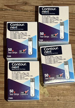 (200 ct) CONTOUR NEXT BLOOD GLUCOSE TEST STRIPS 4 Boxes 7/24 (B-33) - $69.29