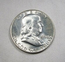 19658-D Silver Franklin Half Dollar GEM UNC FBL Coin AK687 - $72.50