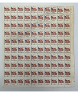 US Stamp Sheet Of 100 Red G Old Glory Postage Stamps USA United States 2... - $85.45