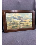 Mid Century - Robert Wesley Amick - The Pioneers - Signed Framed Print 35"x23" - $68.31