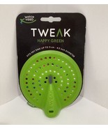 NEW ~ Original TWEAK ~ Flexible Kitchen Sink Strainer ~ Silicone ~ HAPPY GREEN - $9.89