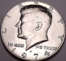 United States Unc 1974-D Kennedy Half Dollar~Free Shipping - $3.91