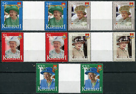 Kiribati. 2016. 90th Birthday of Queen Elizabeth II (MNH OG) set - $28.27