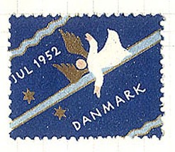 1952 Denmark Julen Christmas Seal - $0.98