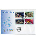 Papua New Guinea 2019. Reef Fish of Papua New Guinea (I) (Mint) First Da... - $13.69