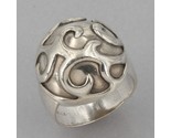 Retired Silpada Sterling Silver Scrolled Dome Ring R1740 Size 5.75 - $39.99