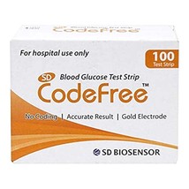 3 X Sd Code free Blood Glucose Monitoring System, (100 Strips)-Glucomete... - $38.60