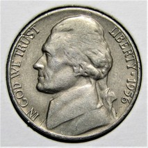 1956 P US Jefferson Nickel 5 Cents Coin - $1.99