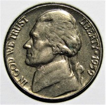 1959 P US Jefferson Nickel 5 Cents Coin - $1.99