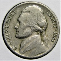 1941 P US Jefferson Nickel 5 Cents Coin - $1.99