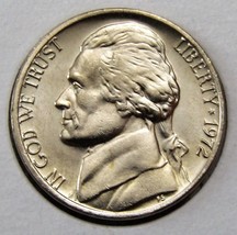 1972 P US Jefferson Nickel 5 Cents Coin - $1.99