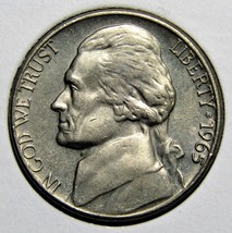 1965 P US Jefferson Nickel 5 Cents Coin - $1.99