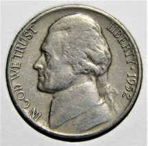 1952 P US Jefferson Nickel 5 Cents Coin - $1.99