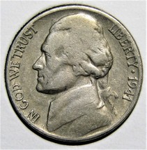 1941 S US Jefferson Nickel 5 Cents Coin - $1.99