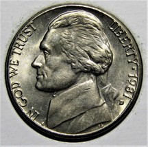 1981 D US Jefferson Nickel 5 Cents Coin - $1.99