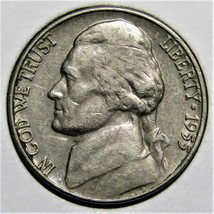 1955 D US Jefferson Nickel 5 Cents Coin - $1.99