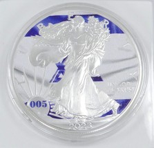 1 Oz Silver Coin 2023 American Eagle $1 Flags of the World - Israel # 00... - $235.20