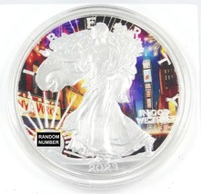 1 Oz Silver Coin 2023 American Eagle $1 New Years Eve Times Square in Ca... - $137.20