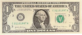 $1 One Dollar Bill 31101997 birthday anniversary March 11 or October 31,... - $29.99