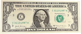 $1 One Dollar Bill 31101987 birthday anniversary March 11 or October 31,... - $29.99