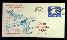  X-24B First Captive Flight 1973 Postal Cover USAF Edwards AFB NASA - $9.45