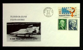 1975 Postal Cover Scobee Pilot Edwards AFB NASA X-24B Experimental Plane... - $9.45