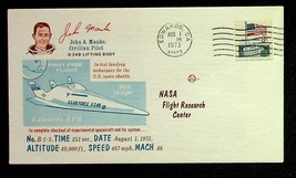  X-24B First Free Flight 1973 Postal Cover USAF Edwards John Manke Pilot... - $9.45