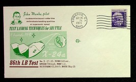  X-24A 86th LB Test 1971 Postal Cover Edwards AFB John Manke Pilot NASA - $9.45