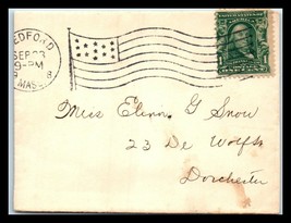 1908 US Cover - Bedford, Massachusetts to Dorchester, MA E16  - $2.96