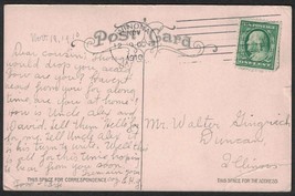 1910 MINNESOTA Postcard - Winona to Duncan, IL Q2 - $2.96