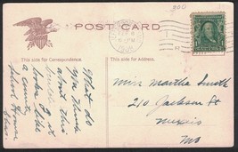 1908 US Postcard - Jefferson City, Missouri to Mexico, Missouri Q3 - $2.96