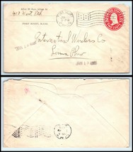 1909 US Cover - Fort Scott, Kansas to Lima, Ohio K5 - $2.96