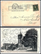 1908 PENNSYLVANIA Postcard - Canonsburg to New Concord, Ohio P6 - $2.96