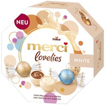 Storck merci LOVELIES White VARIETY Chocolates 185g Made in Germany-FREE... - $13.85