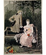 LOVES YOUNG DREAM Painted by Jane M. Bowkett Engraved &amp; Printed Illman B... - $24.99